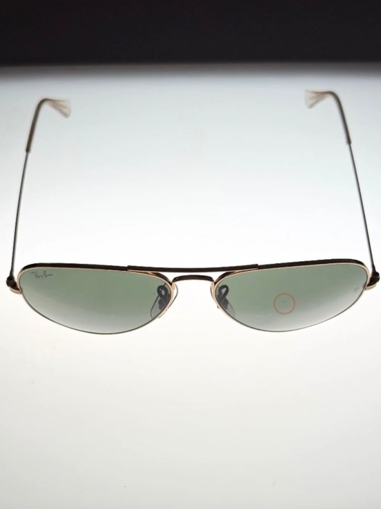 Ray-Ban~Aviator Classic~RB3025~Gold Frame:Green Lenses~Size 55-14